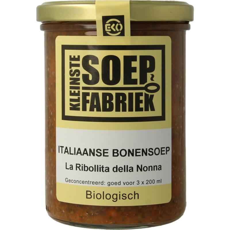 Kleinstesoepfabriek Italiaanse Bonensoep Bio