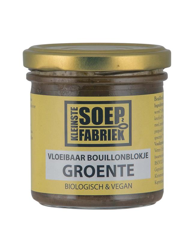 Kleinstesoepfabriek Vloeibare Bouillonblokjes Groente Bio