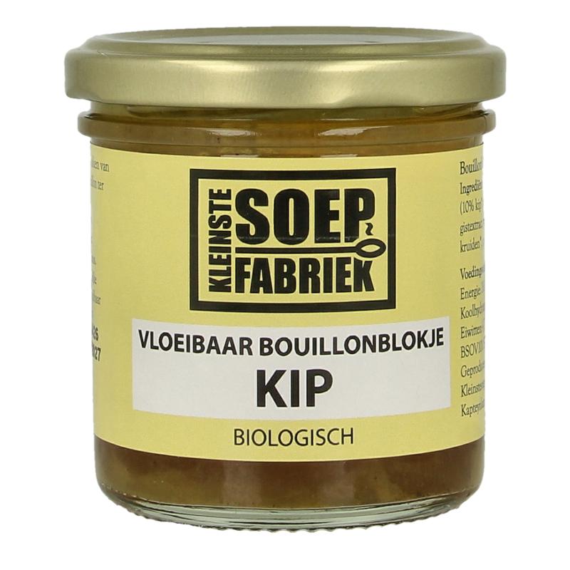 Kleinstesoepfabriek Vloeibare Bouillonblokjes Kip Bio