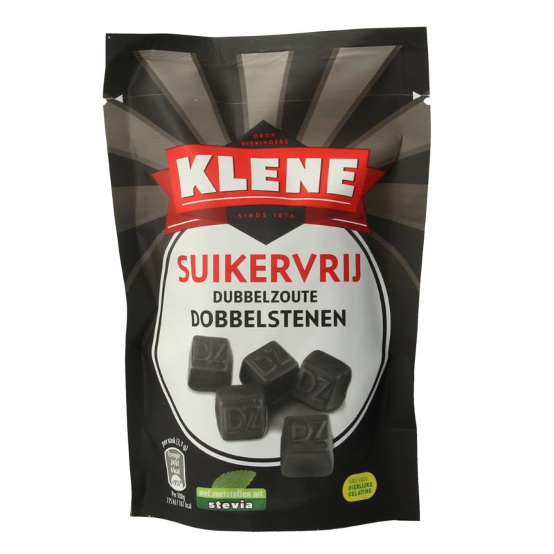 Klene Dubbelzout Dobbelstenen Suikervrij Zakje