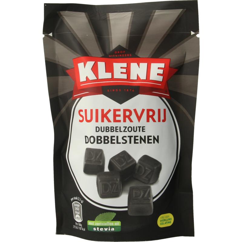 Klene Dubbelzout Dobbelstenen Suikervrij Zakje