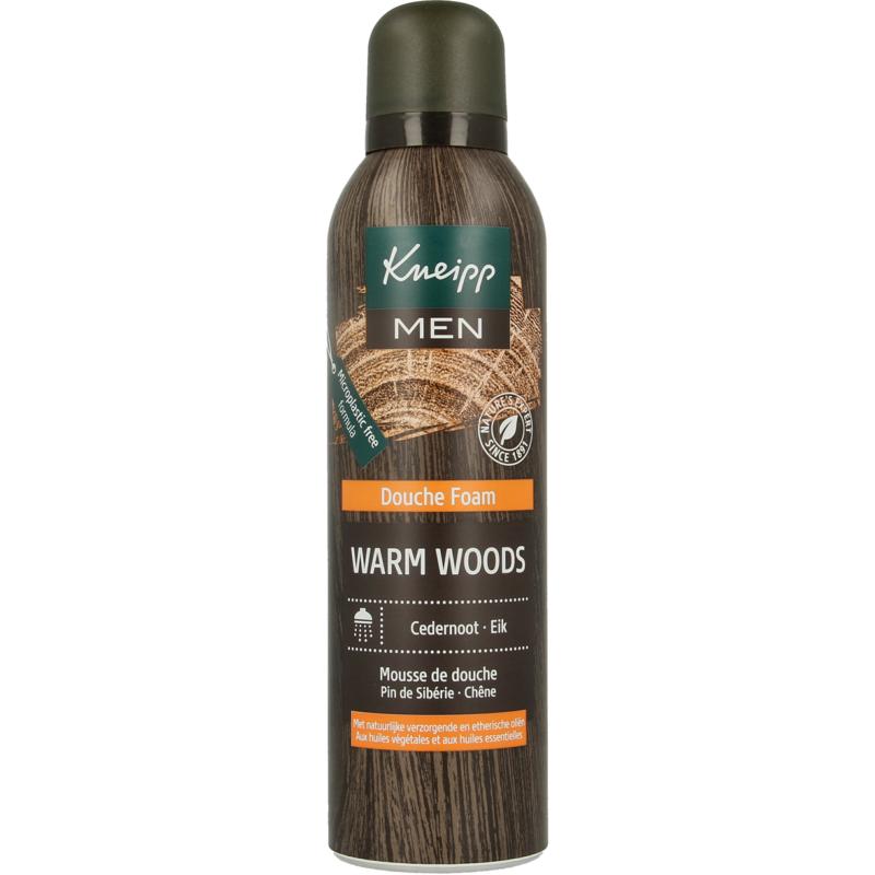 Kneipp Men Warm Woods Douche Foam Cedernoot