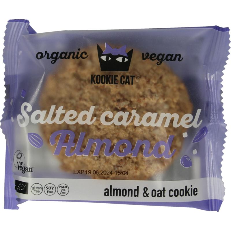 Kookie Cat Salted Caramel & Almonds Bio
