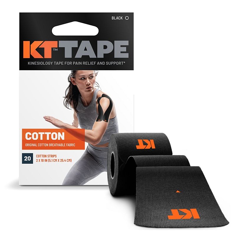 Kt Tape Pro Original Precut 5 Meter Zwart