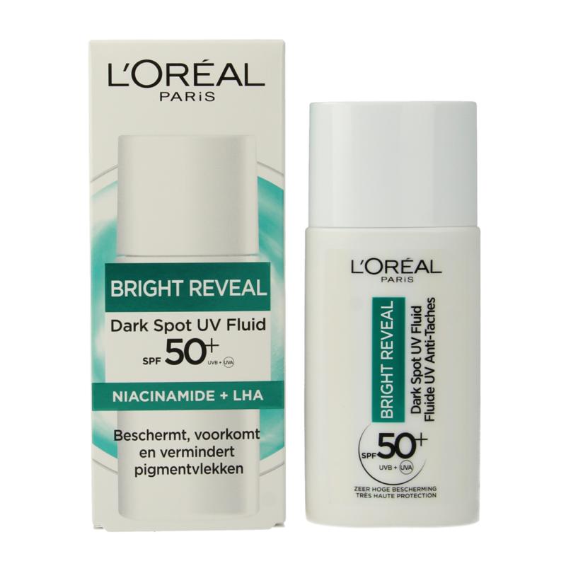 L'oreal Paris Bright Reveal Dark Spot Uv Fluid Spf50+