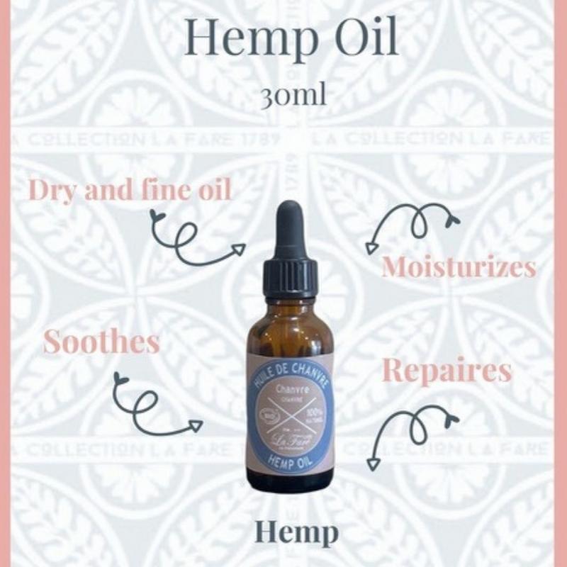 La Fare 1789 Natural Organic Hemp Oil