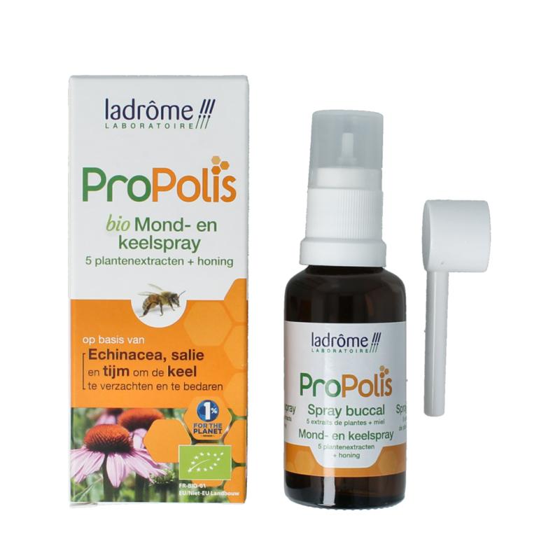 Ladrome Propolis Keel- En Mondspray Bio