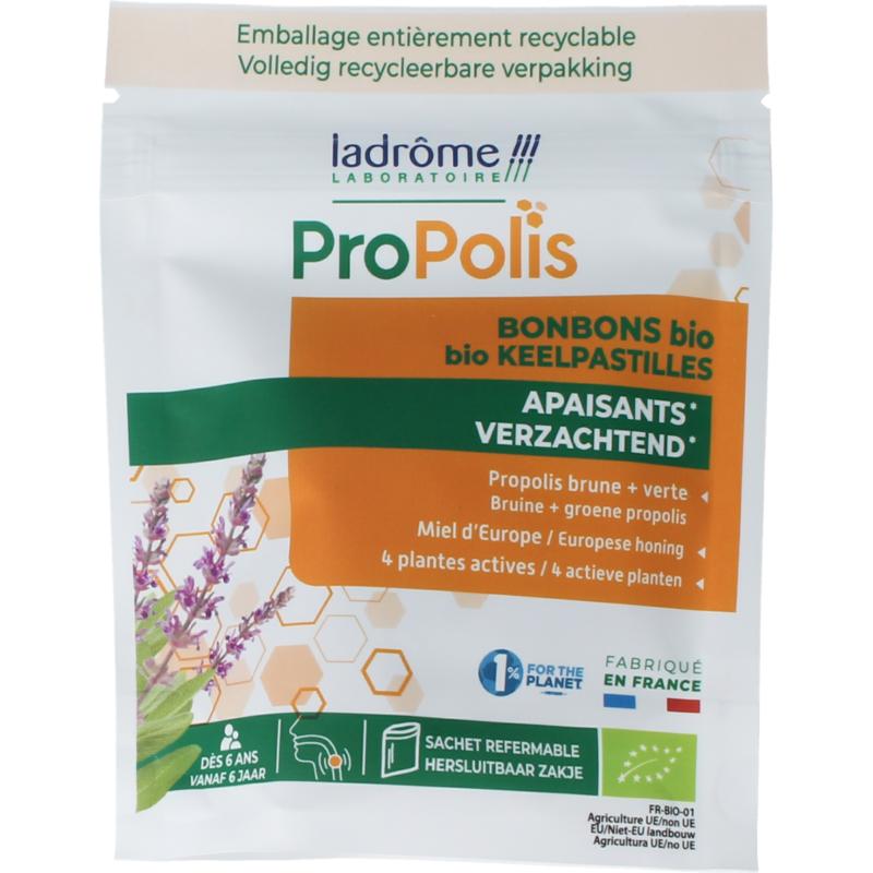 Ladrome Propolis Keelpastilles Bio
