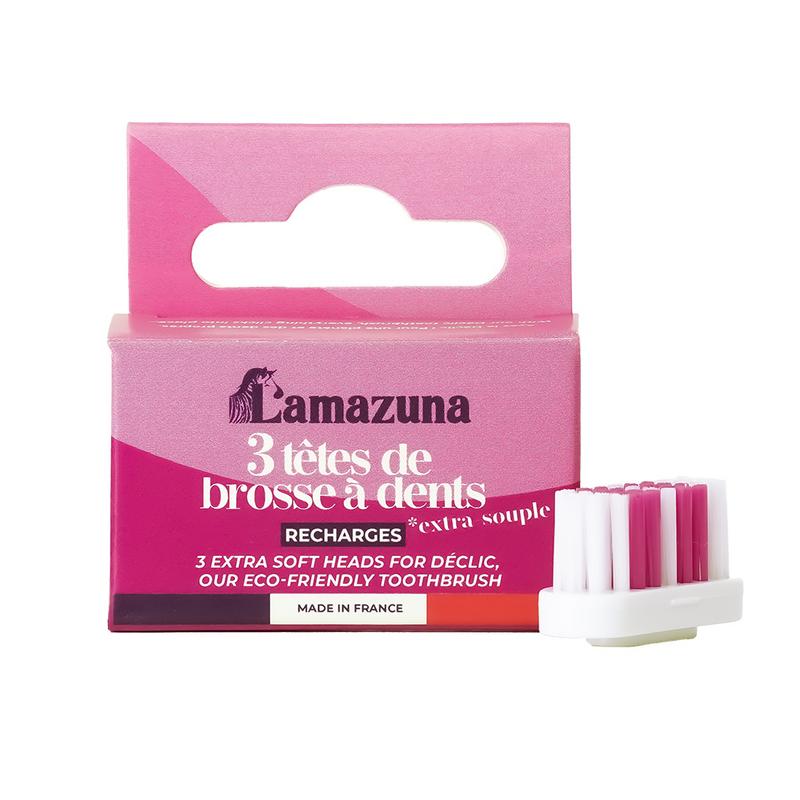Lamazuna Set Of 3 Toothbrush Heads Xs