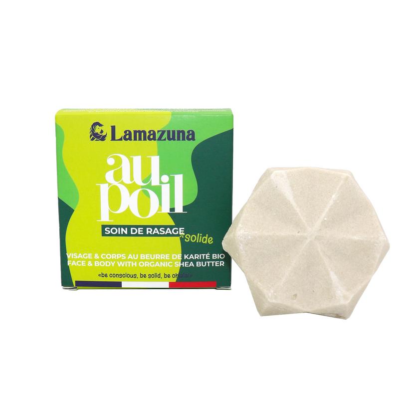 Lamazuna Shaving Bar Lemon & Green Tea