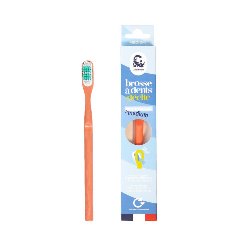 Lamazuna Toothbrush Medium Coral