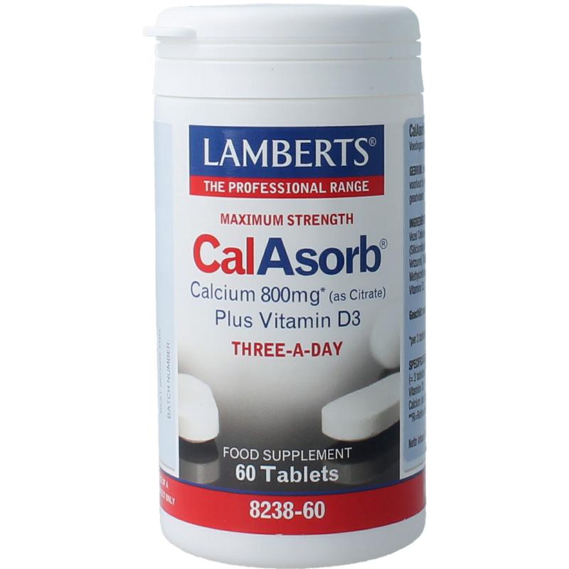 Lamberts Calasorb (Calcium Citraat) & Vitamine D3