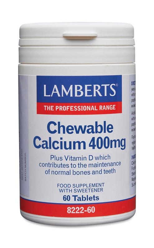 Lamberts Calcium 400Mg Kauwtabletten + Vit. D En Fos