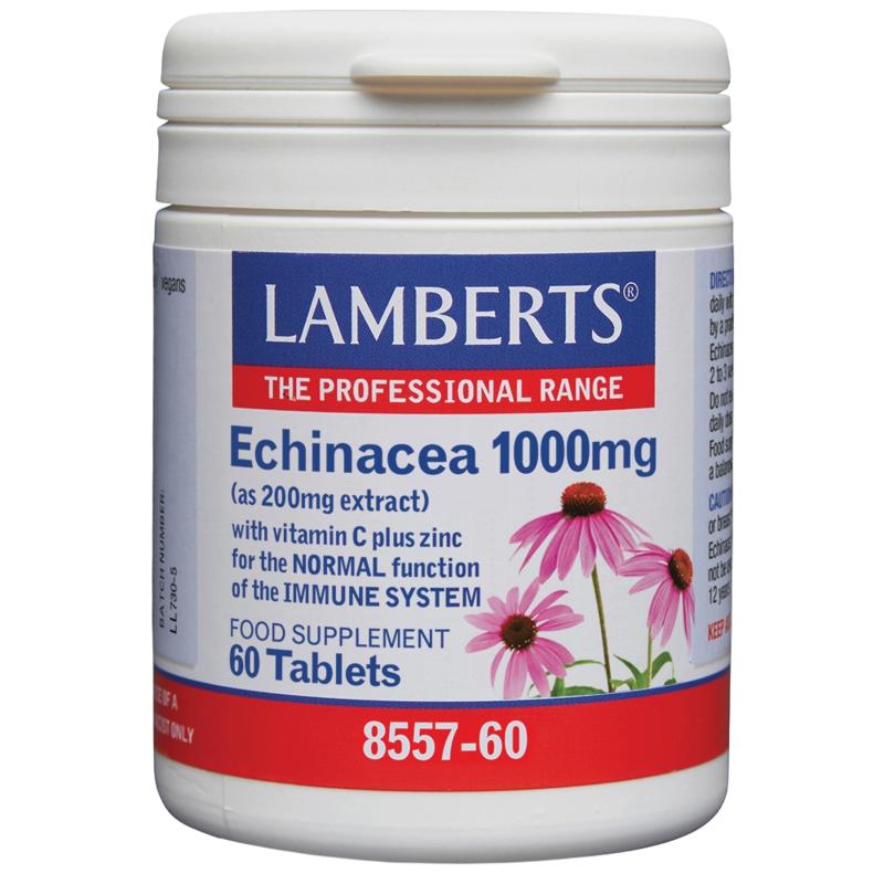 Lamberts Echinacea 1000Mg Met Zink En Vitamine C
