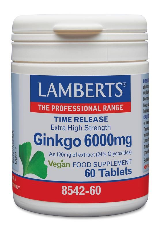 Lamberts Ginkgo 6000Mg Time Release
