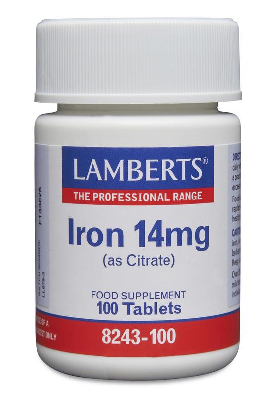 Lamberts Ijzer Citraat 14Mg