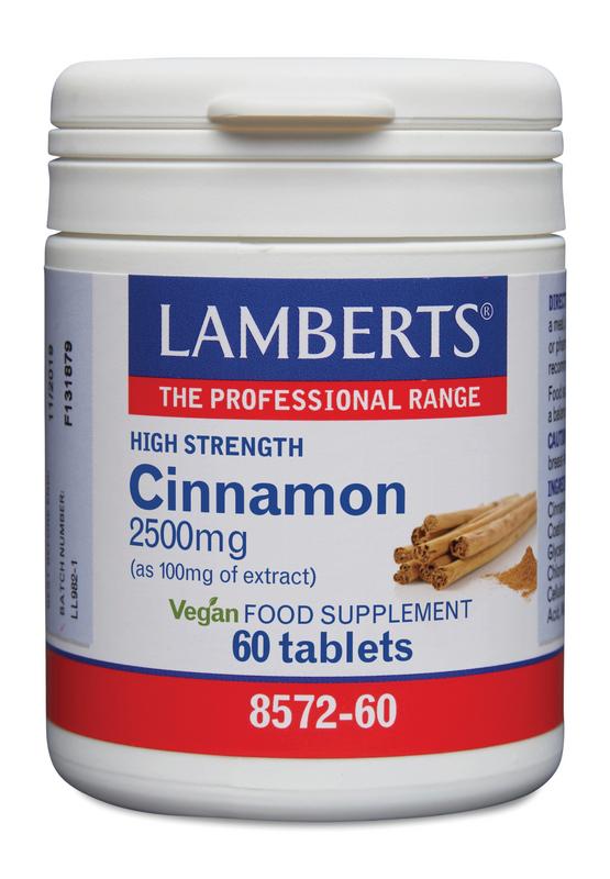 Lamberts Kaneel 2500Mg (Cinnamon)