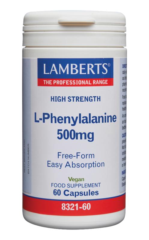 Lamberts L-Phenylalanine 500Mg