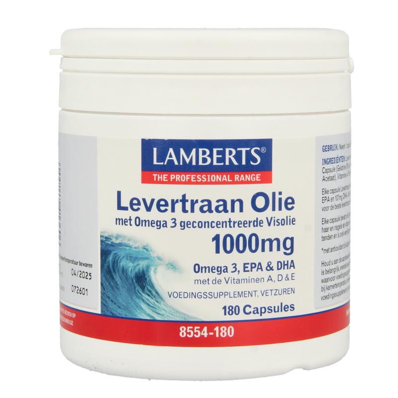 Lamberts Levertraanolie 1000Mg