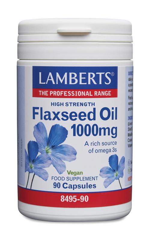 Lamberts Lijnzaadolie (Flaxseed Oil) 1000Mg