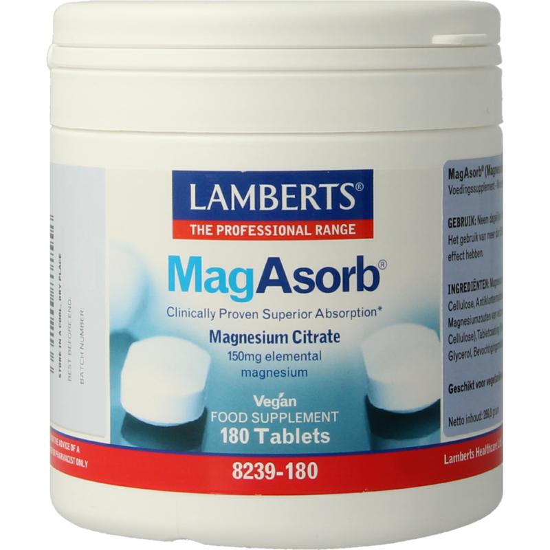 Lamberts Magasorb (Magnesium Citraat) 150Mg