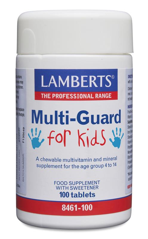Lamberts Multi-Guard For Kids Multi Kauwtabletten