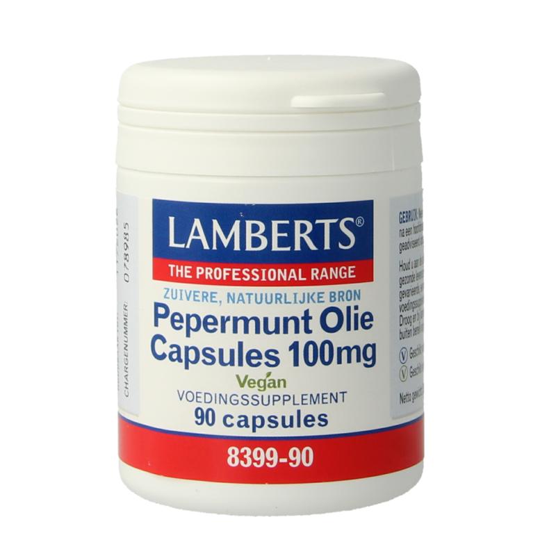 Lamberts Pepermuntolie 100Mg