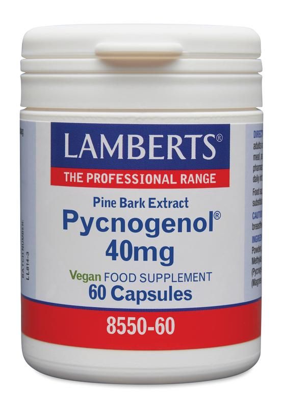 Lamberts Pijnboombast Extract (Pycnogenol 40Mg)