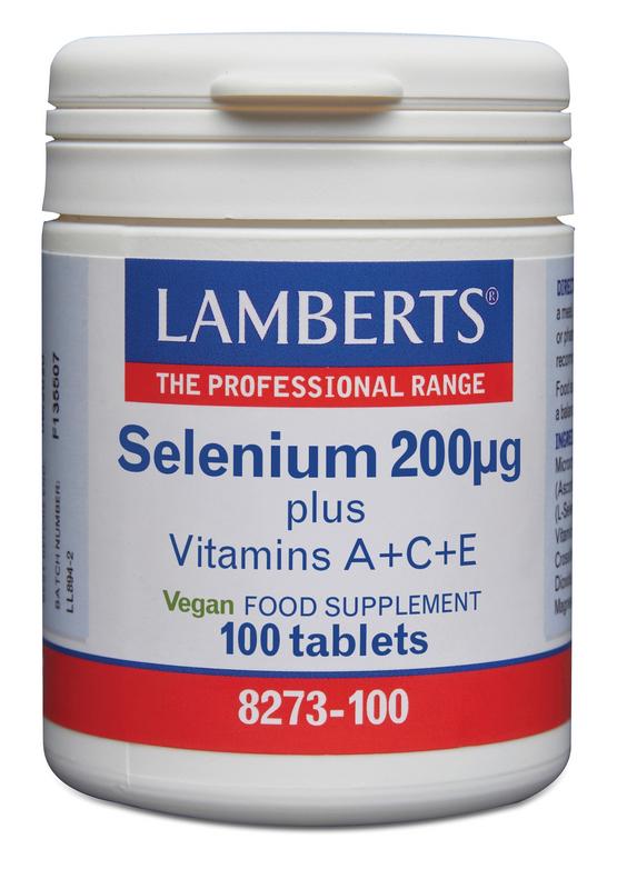 Lamberts Selenium 200Mcg Met Vitamine A C E