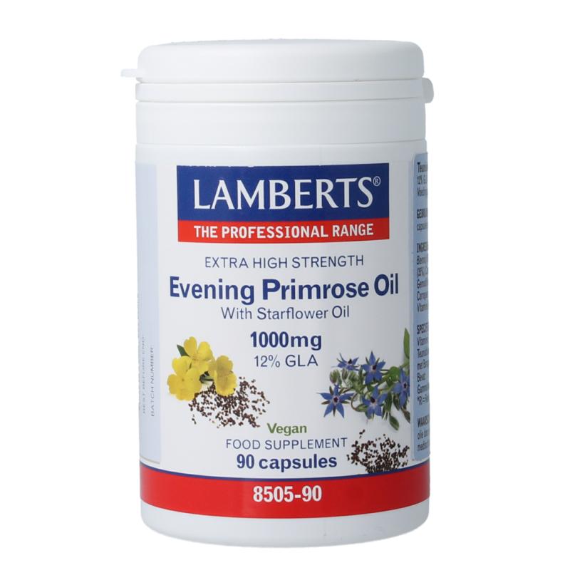 Lamberts Teunisbloem Met Borageolie 1000Mg