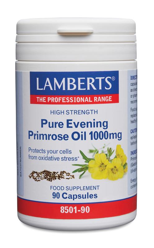 Lamberts Teunisbloemolie 1000Mg (Pure Evening Primrose)