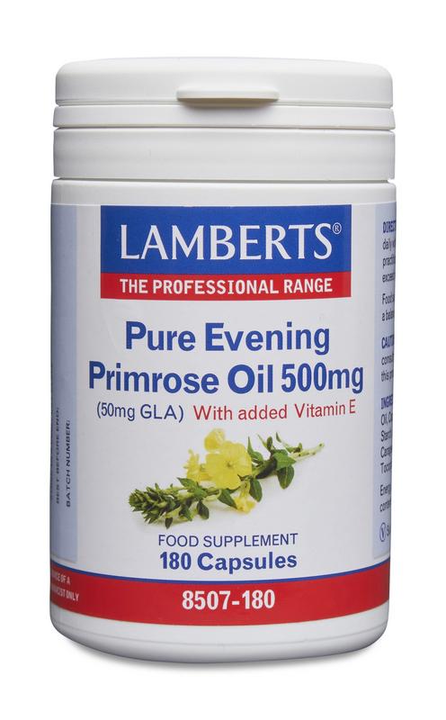 Lamberts Teunisbloemolie 500Mg (Pure Evening Primrose Oil)
