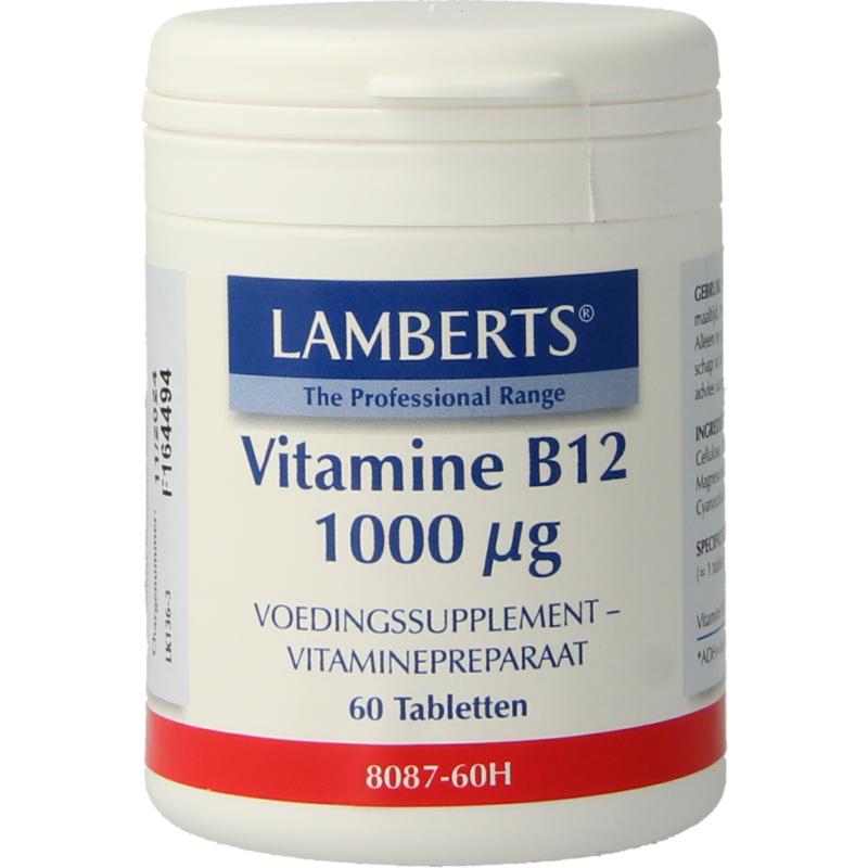 Lamberts Vitamine B12 1000Mcg (Cyanocobalamine)