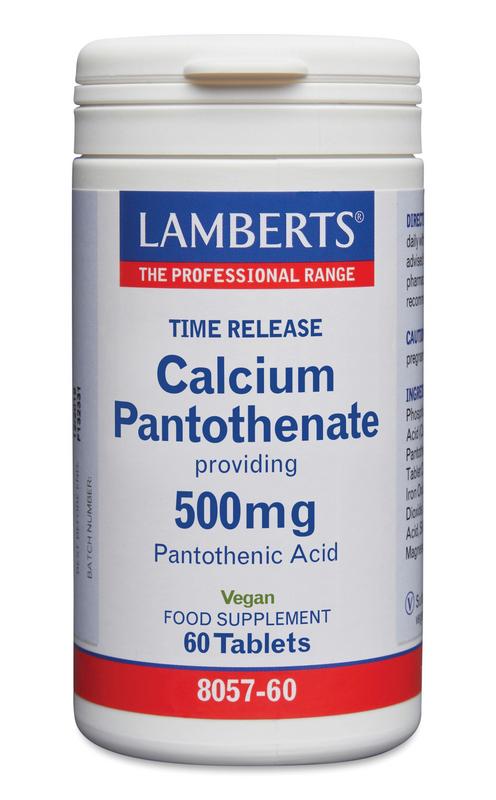 Lamberts Vitamine B5 (Calcium Pantothenaat) Time Release