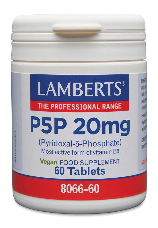 Lamberts Vitamine B6 (P5p) 20Mg