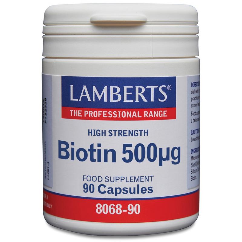 Lamberts Vitamine B8 500Mcg (Biotine)