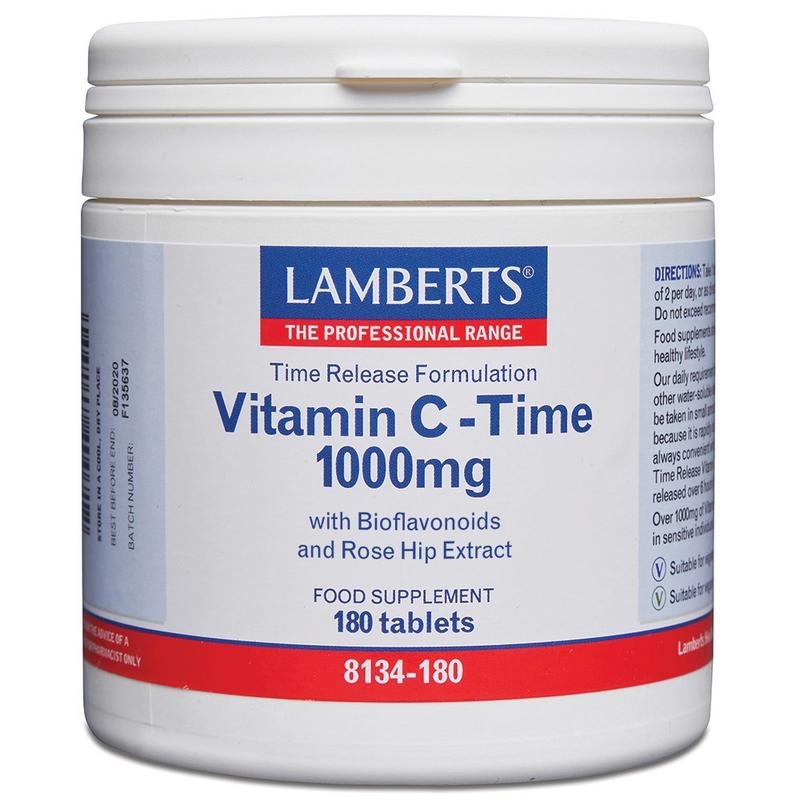 Lamberts Vitamine C 1000 Time Release & Bioflavonoiden