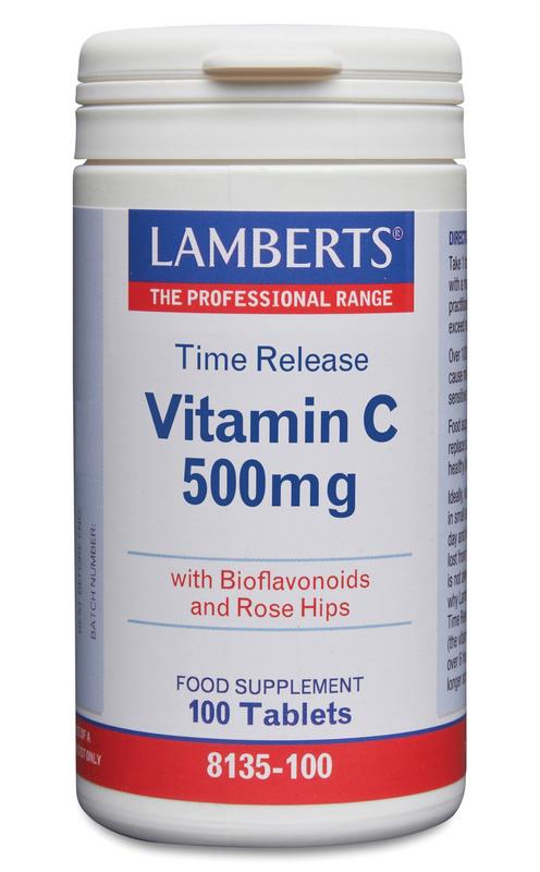 Lamberts Vitamine C 500 Time Released & Bioflavonoiden