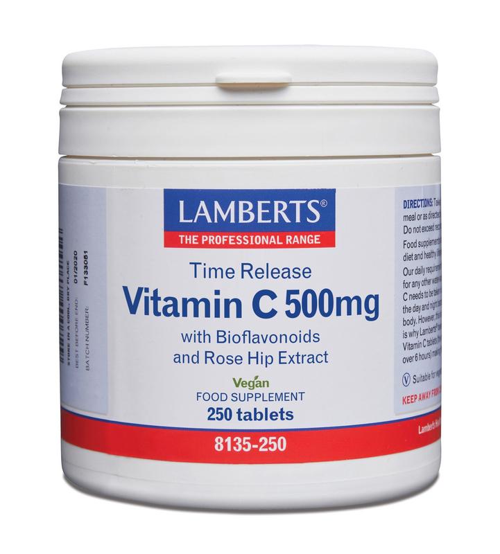 Lamberts Vitamine C 500Mg & Bioflavonoiden Time Release