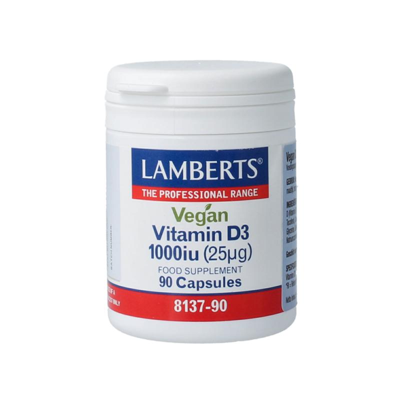 Lamberts Vitamine D3 1000Ie 25Mcg Vegan