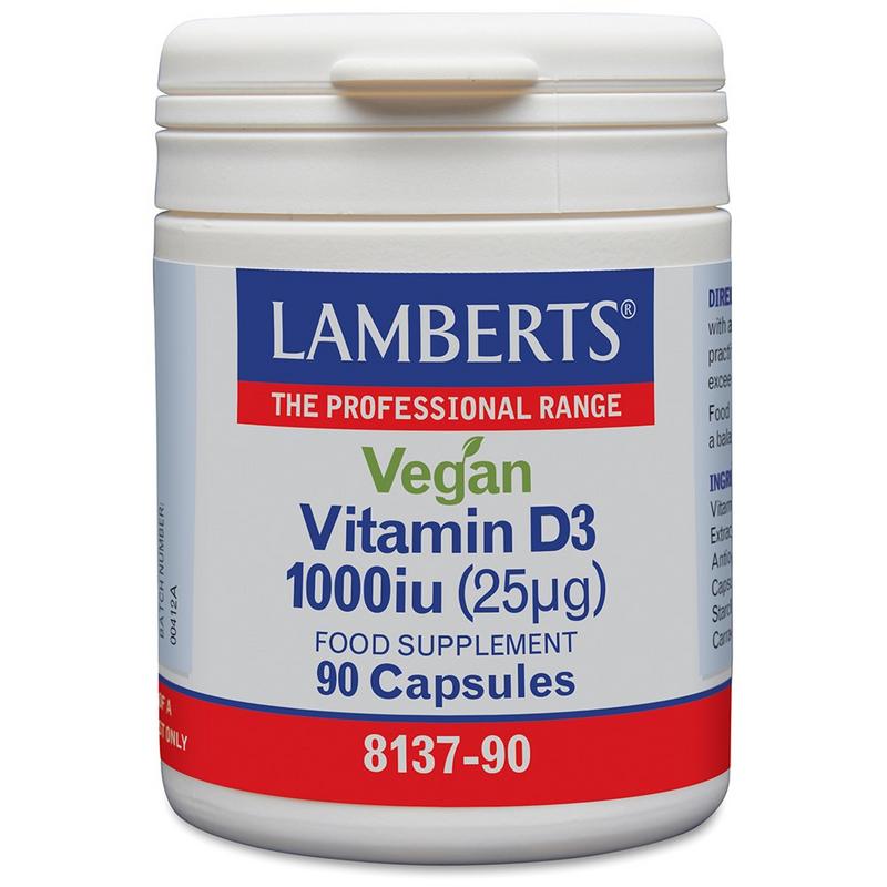 Lamberts Vitamine D3 1000Ie 25Mcg Vegan