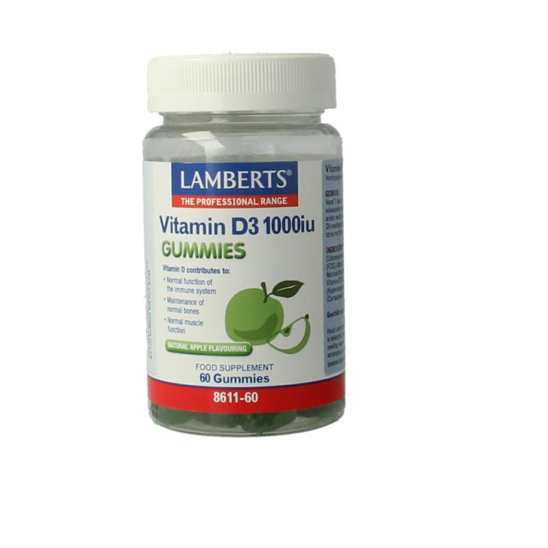 Lamberts Vitamine D3 1000Ie Gummies