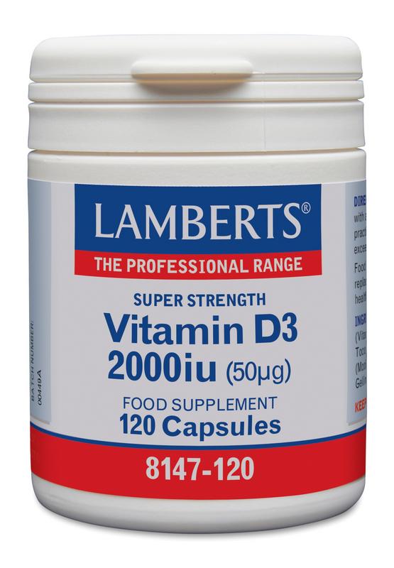 Lamberts Vitamine D3 2000Ie 50Mcg