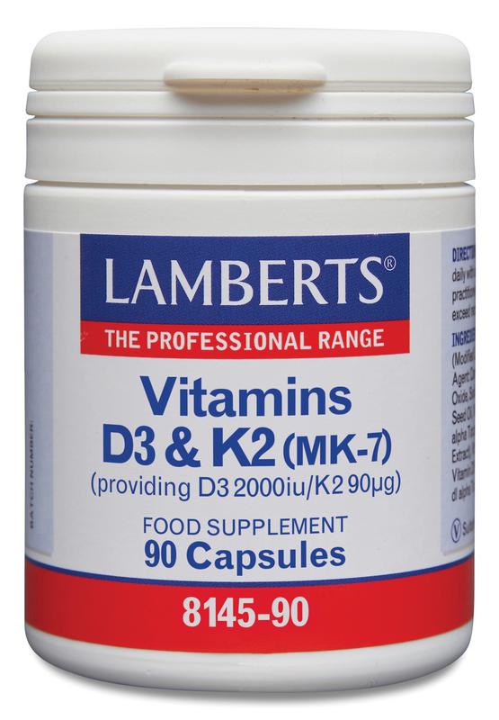 Lamberts Vitamine D3 2000Ie 50Mcg En K2 90Mcg