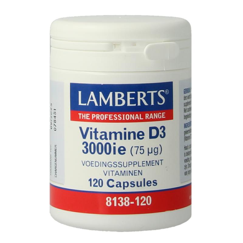 Lamberts Vitamine D3 3000Ie75mcg