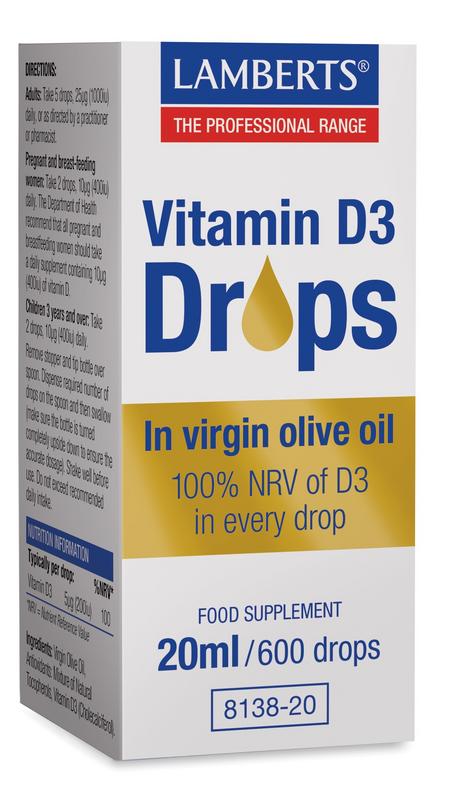 Lamberts Vitamine D3 Druppels