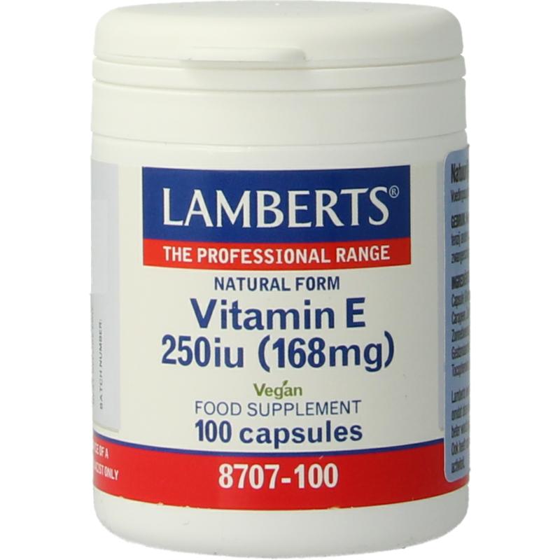 Lamberts Vitamine E 250Ie Natuurlijk