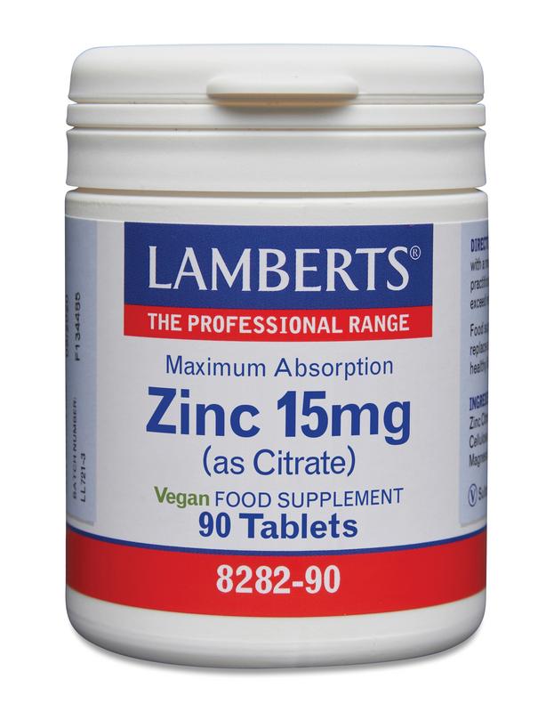 Lamberts Zink Citraat 15Mg