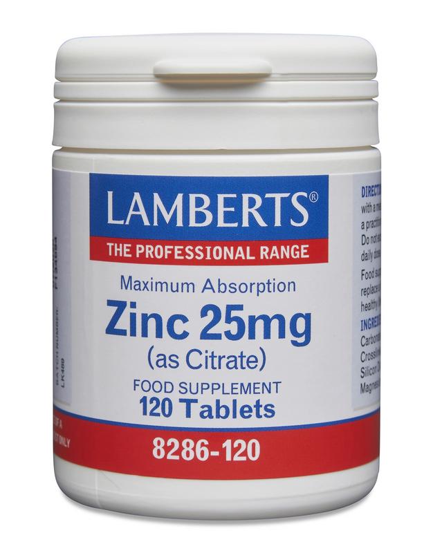 Lamberts Zink Citraat 25Mg