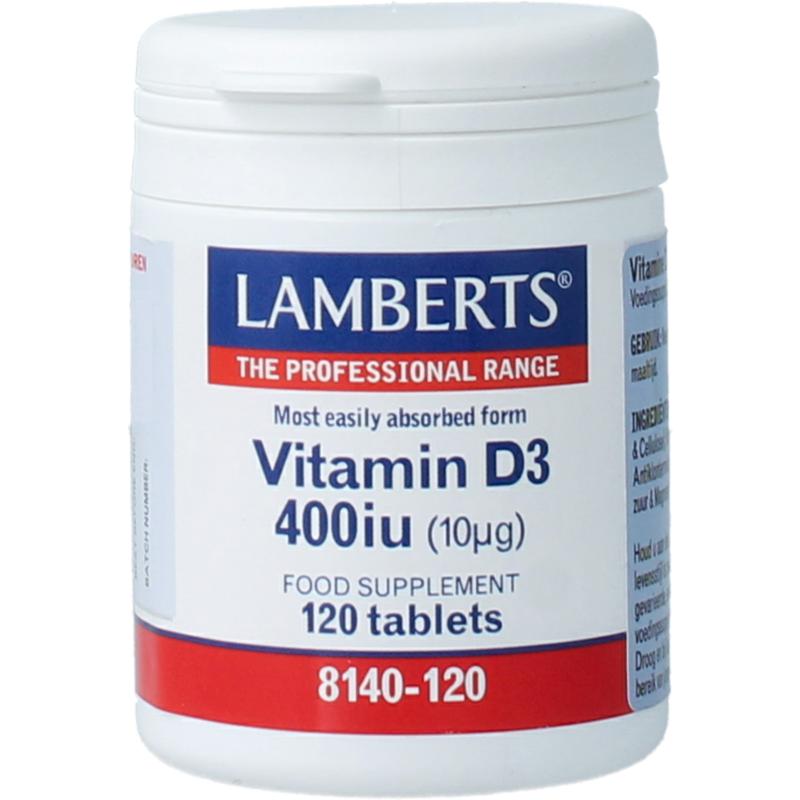 Vitamine D 400Ie 8140-120 Lamberts
